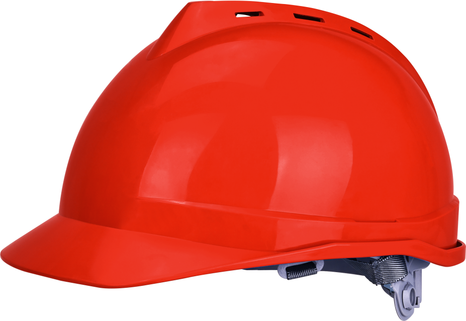 V顶ABS安全帽（红）